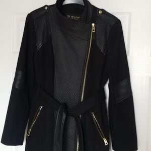 Guess Women's Black Wool Coat